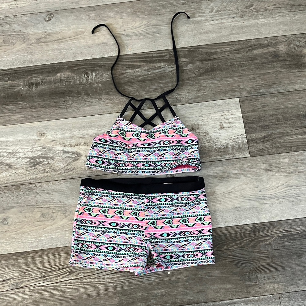 Sugar & Jade Patterned Bikini Set